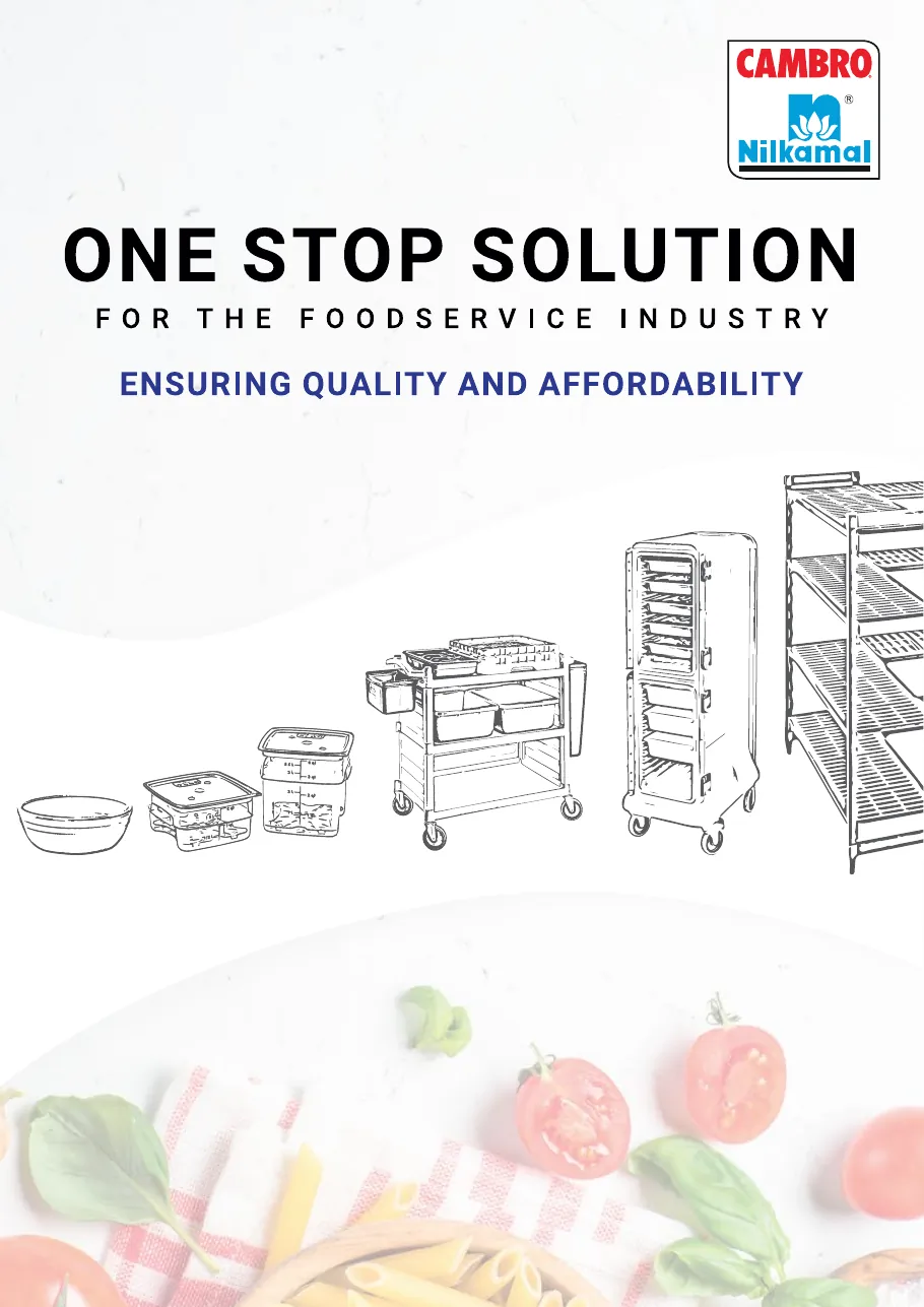 One Stop Solution for the Foodservice Industry: first page