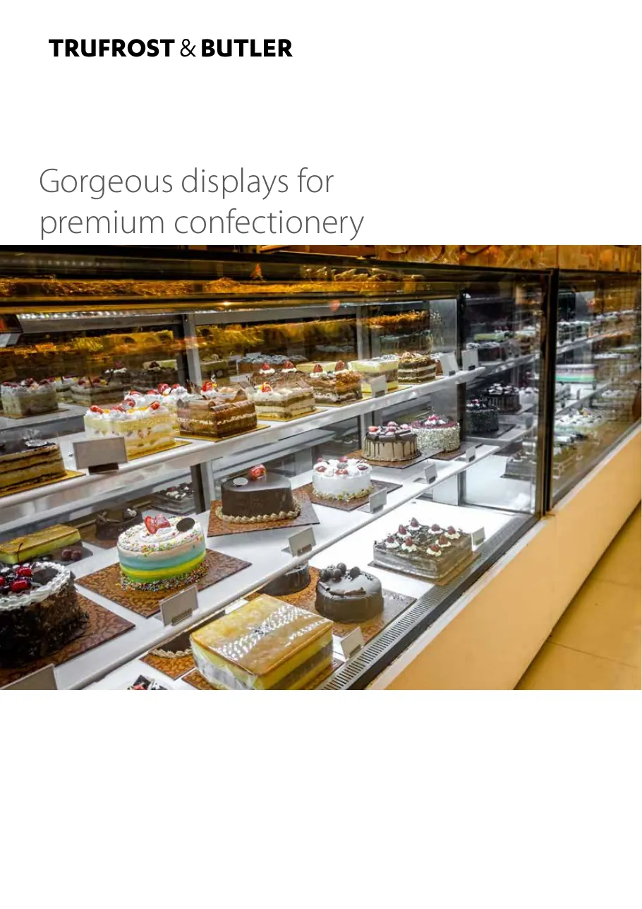 Confectionery Showcases: first page