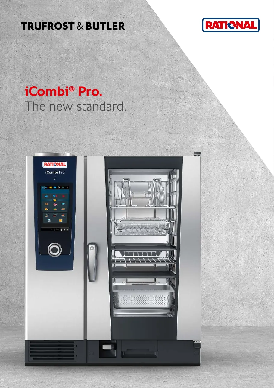 Rational iCombi Pro: first page