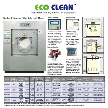 Industrial Laundry & Dryclean Equipment cover