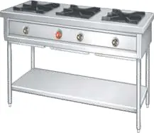 Three Burner Range